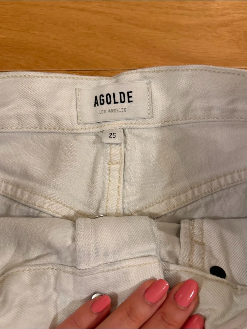 AGOLDE Reese Denim Shorts